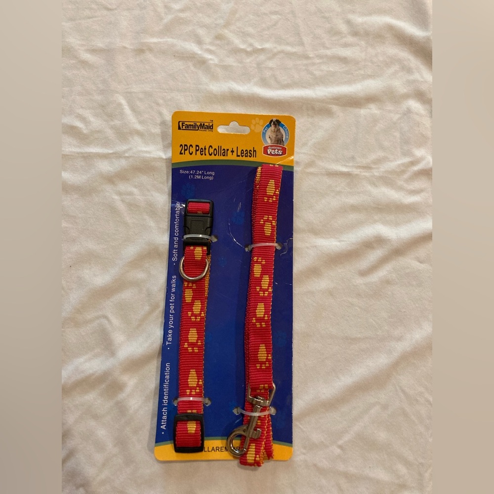 NWT FamilyMaid 
Dog Collar and Leash
Excellent Condition